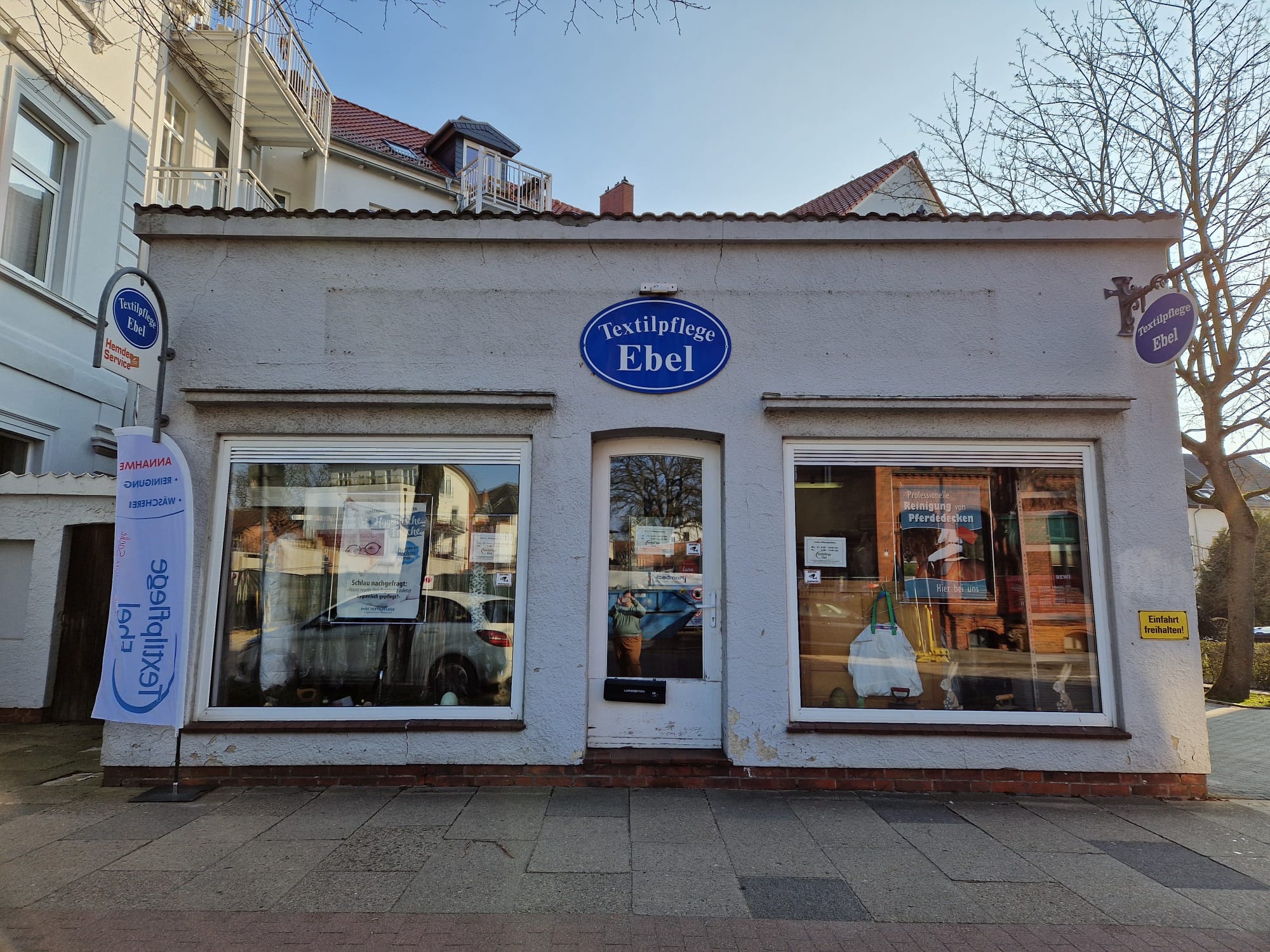 Der Unternehmensstandort der Textilpflege Ebel in der Hansestadt Lüneburg